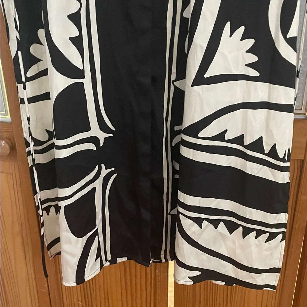 Mango Black and White Maxi Dress - Picture 7 of 7